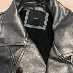 Elodie size small faux leather jacket